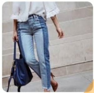 American Eagle 2 Toned Denim. Size 16 but fit more like a 12.